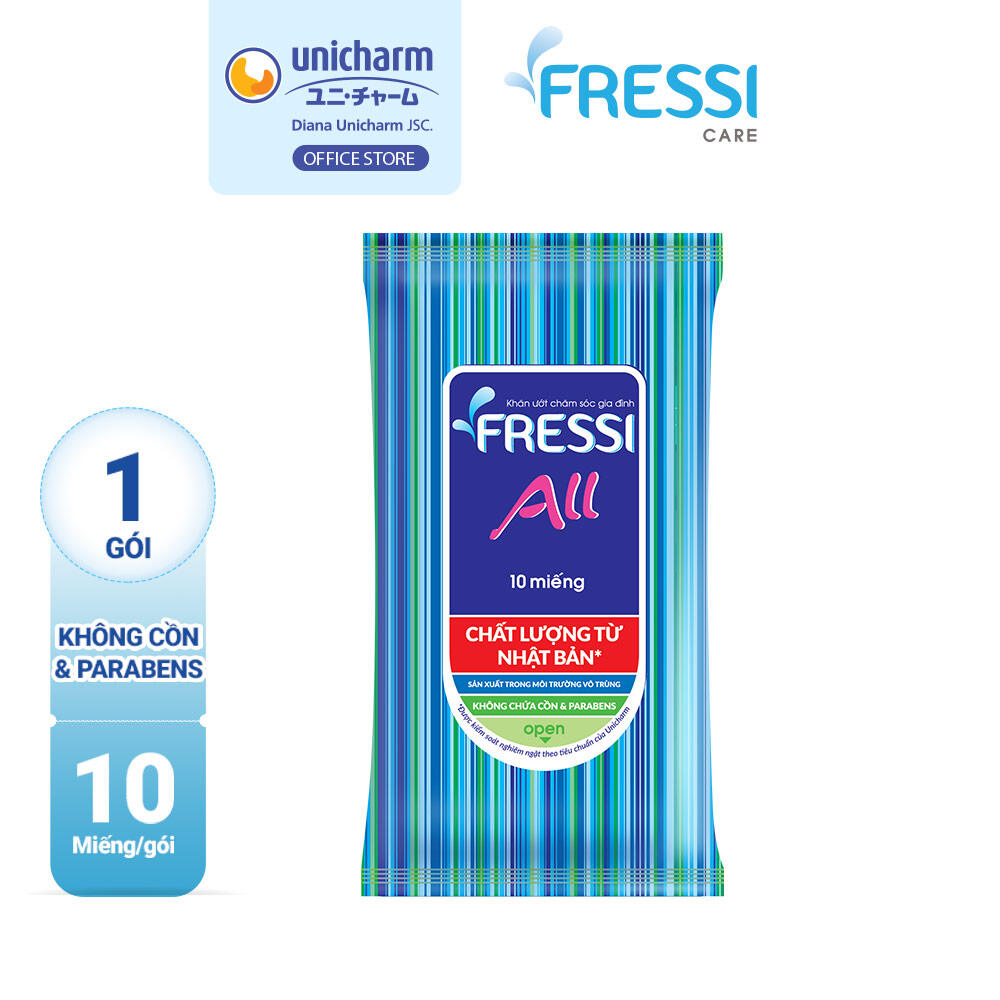 GIFT - Khăn ướt Fressi care All 10 miếng  -2112