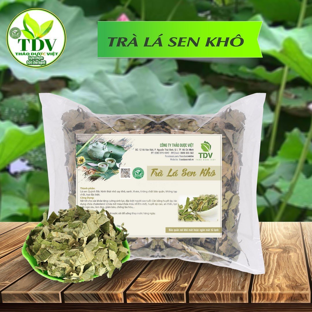 1kg Trà Lá Sen Khô giúp giảm béo, ngủ ngon