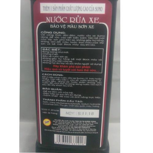 Nước rửa xe sumo 1 lít