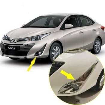 bộ ốp mạ đèn gầm vios 2019-2020
