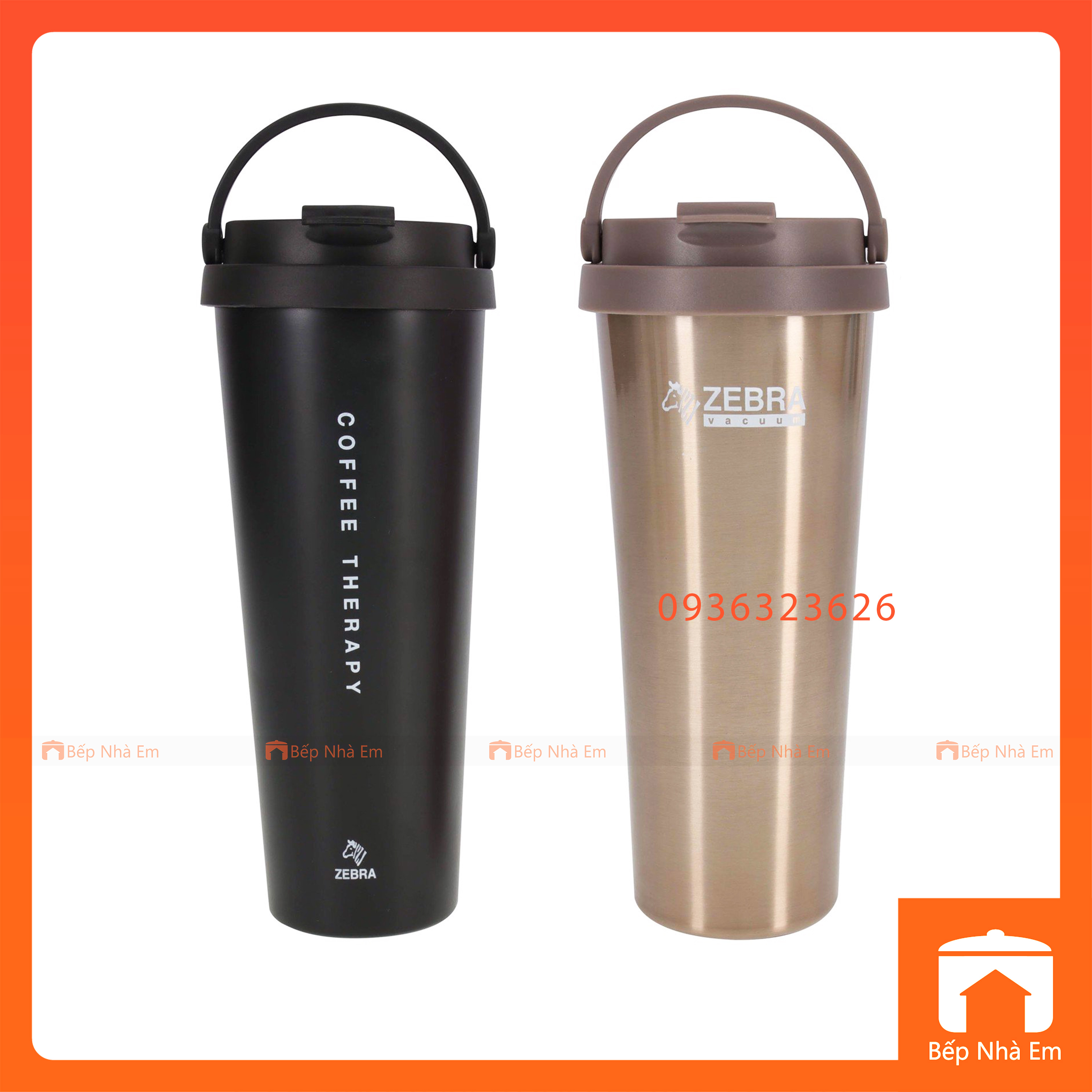 Bình giữ nhiệt zebra cappucinno 0.65l - 112704 - hàng nhập khẩu thái lan