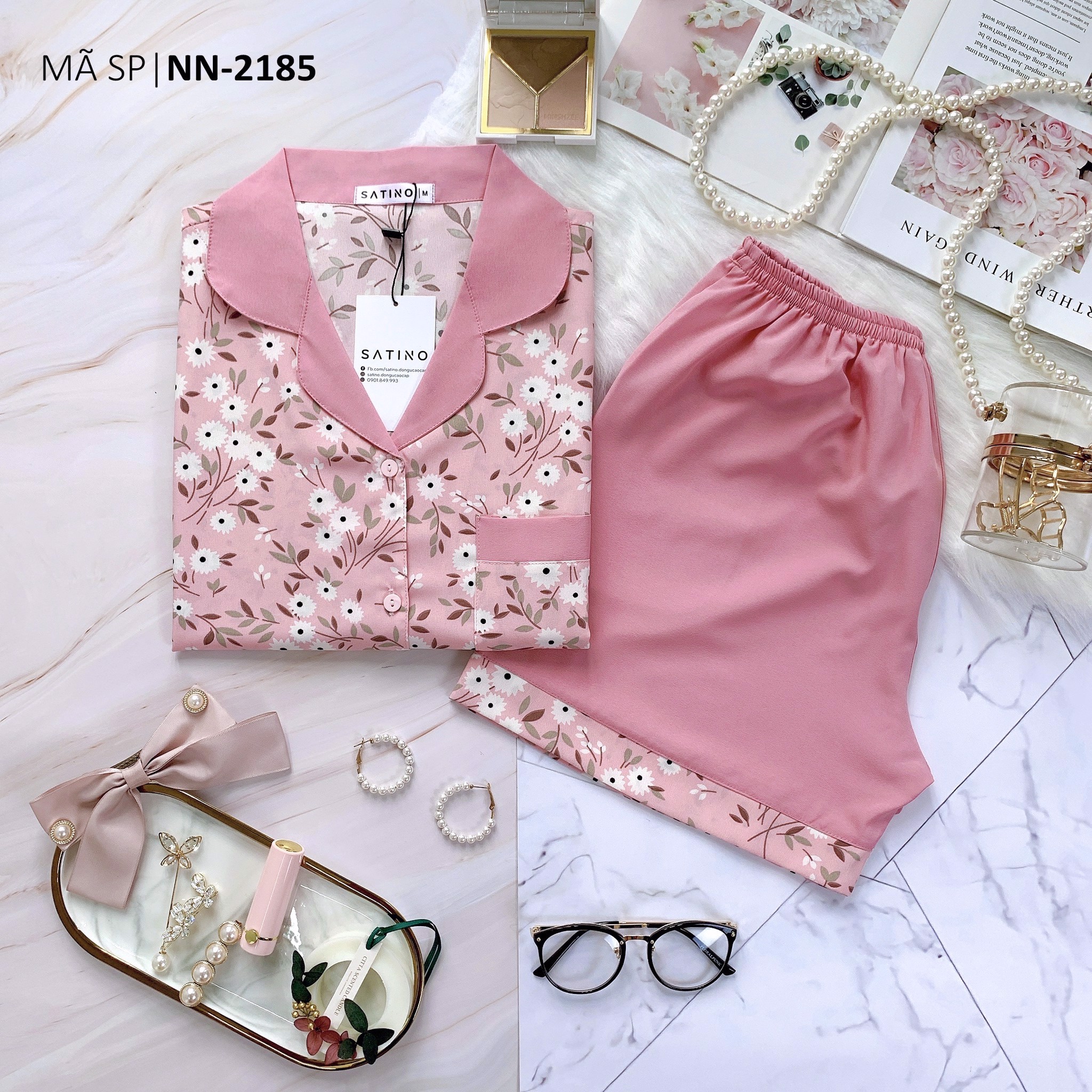 Pijama tnqn - daisy pink 02