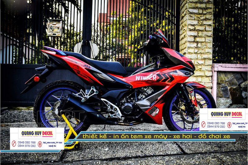 Ốp Mặt Nạ Honda WINNER X trang trí xe đồ chơi xe  Moto DCR  Lazadavn