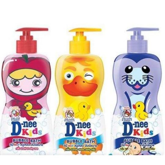 Sữa tắm gội toàn thân D-nee Kid Thái Lan chai 400ml cho bé 3 tuổi trở lên, Sữa tắm gội toàn thân trẻ em Dnee kids bubble bath Thái Lan
