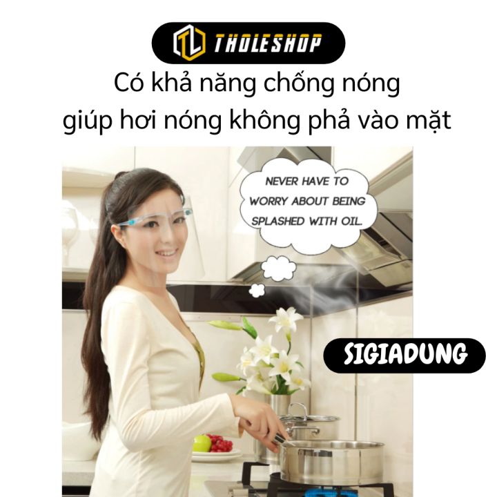 Kính chống giọt bắn Paul Lorna- Kính chống covid, chống dịch - Mặt nạ bảo hộ, che mắt - Kính chống dầu mỡ khi nấu ăn