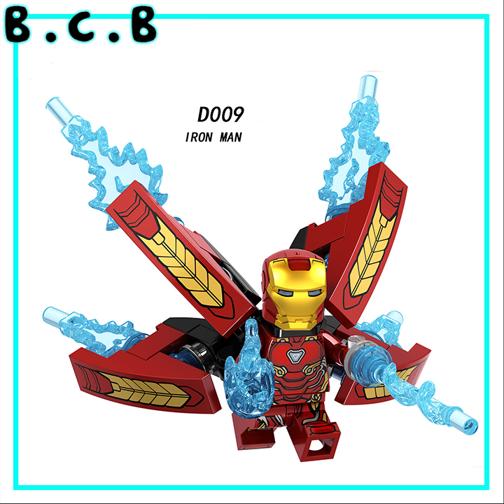 Iron Man Người Sắt Avengers Infinity War Đồ Chơi Lắp Ráp Minifigure Mô Hình D009