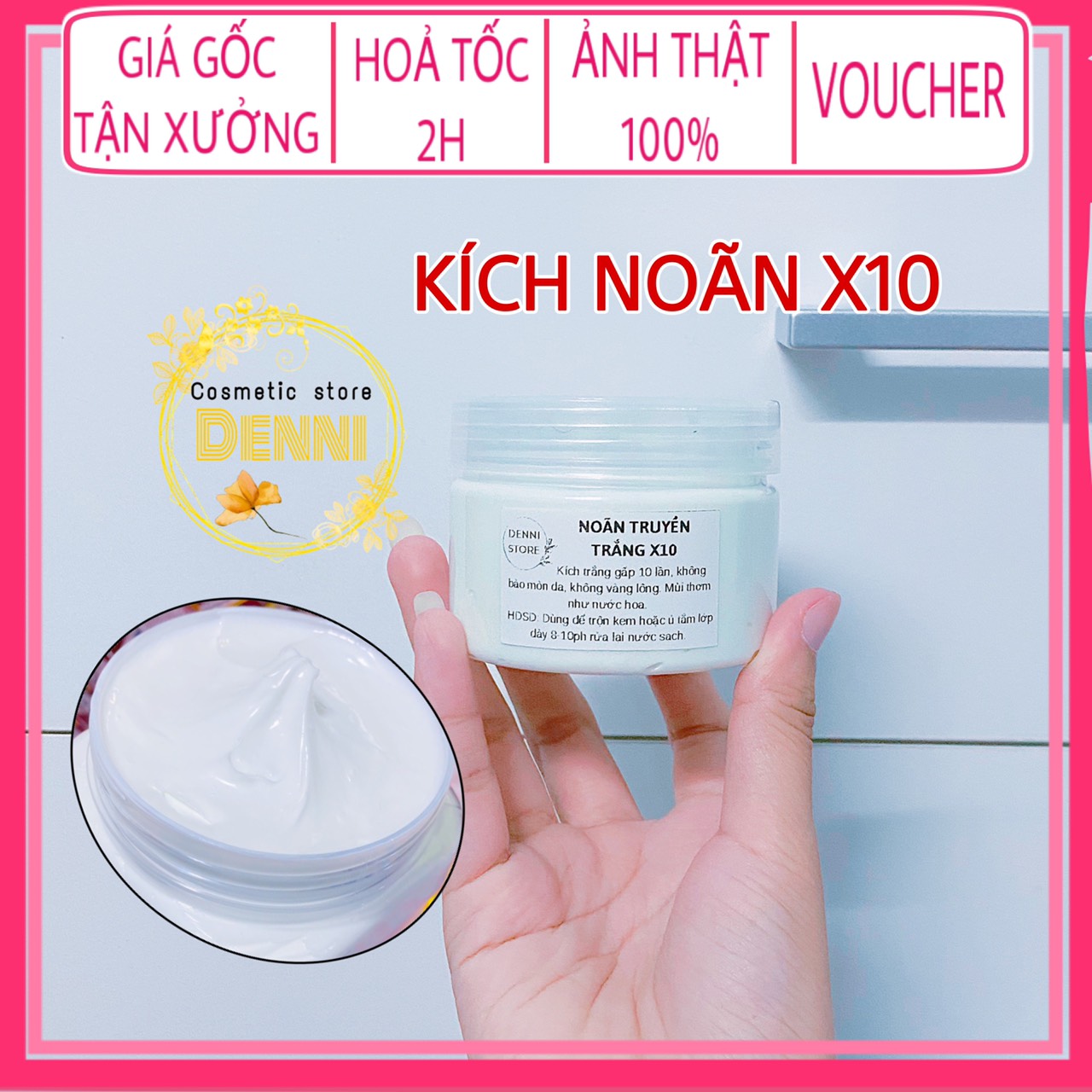 Lẻ hủ 100g kích noãn tẩy khử thâm