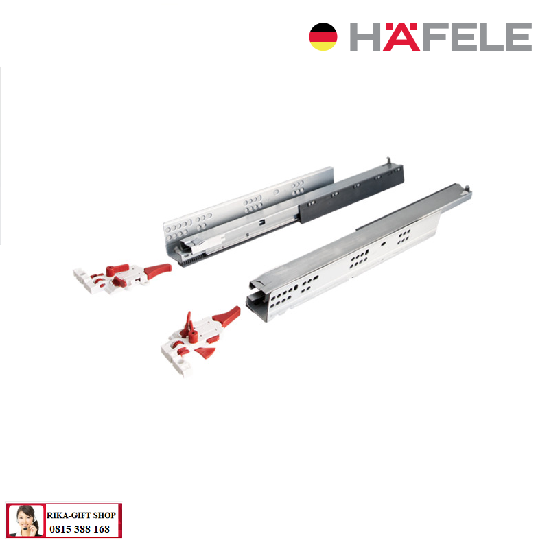 Ray âm hafele epc evo mở toàn phần, giảm chấn