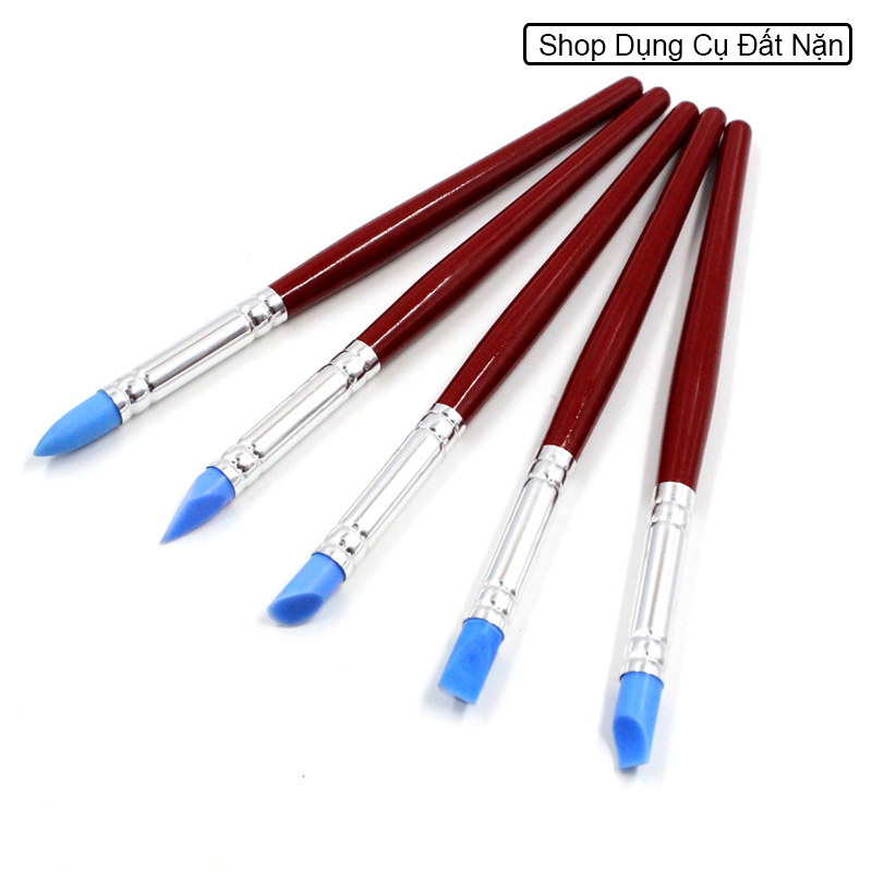 Bộ 5 cây miết size lớn điêu khắc đất sét, đất nặn