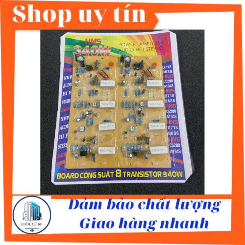Mạch công suất amply 8 sò giá rẻ