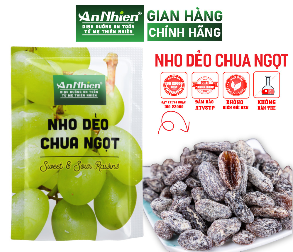 Nho Dẻo Chua Ngọt 35g