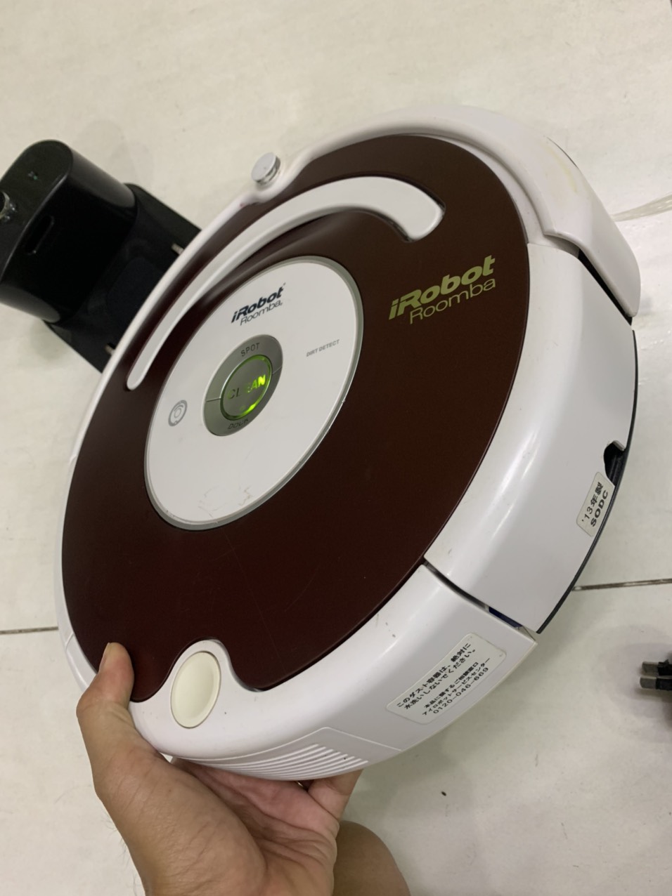 Irobot roomba đời 538 sài điện 220v - hàng chính hãng