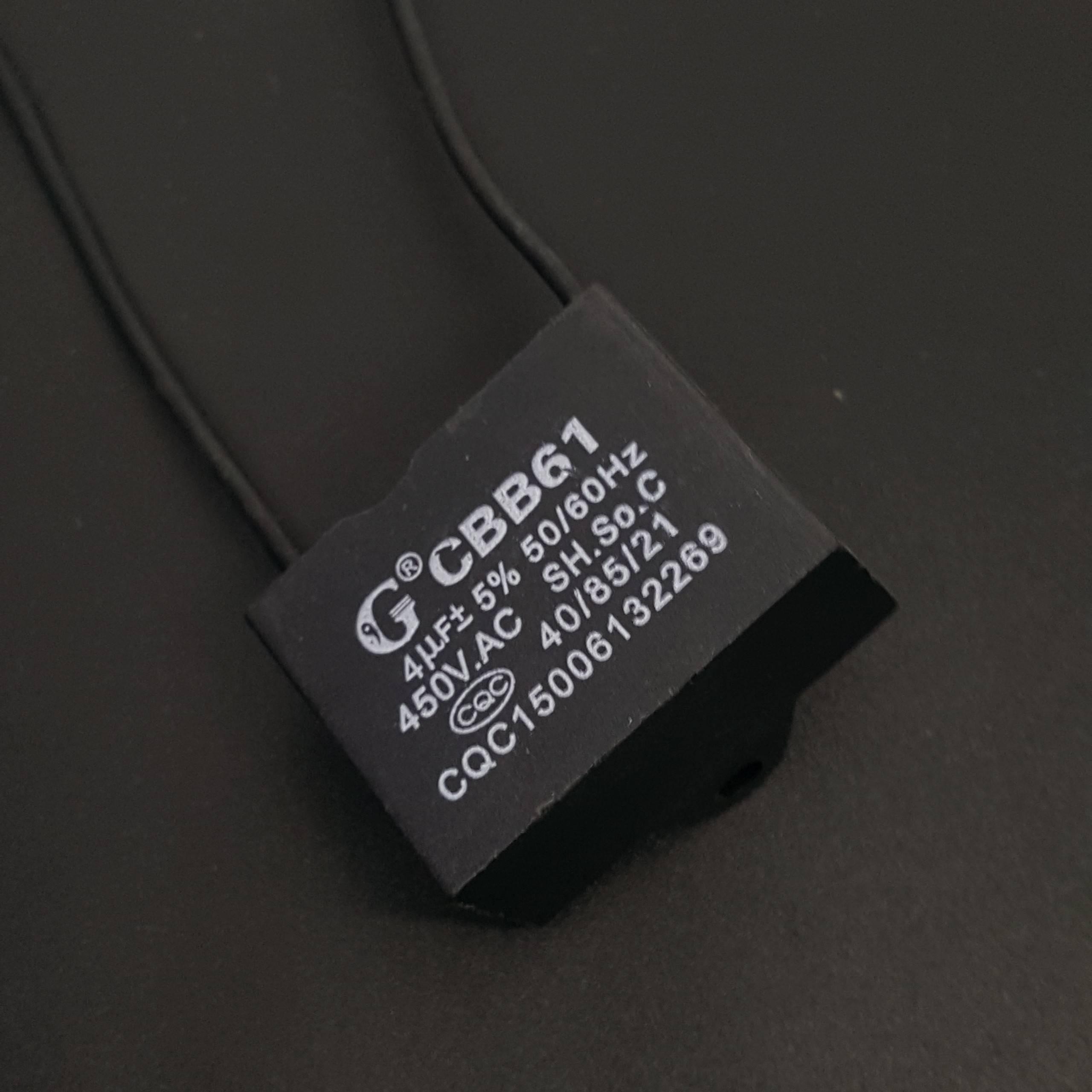 2 con tụ cbb61 4uf 450v