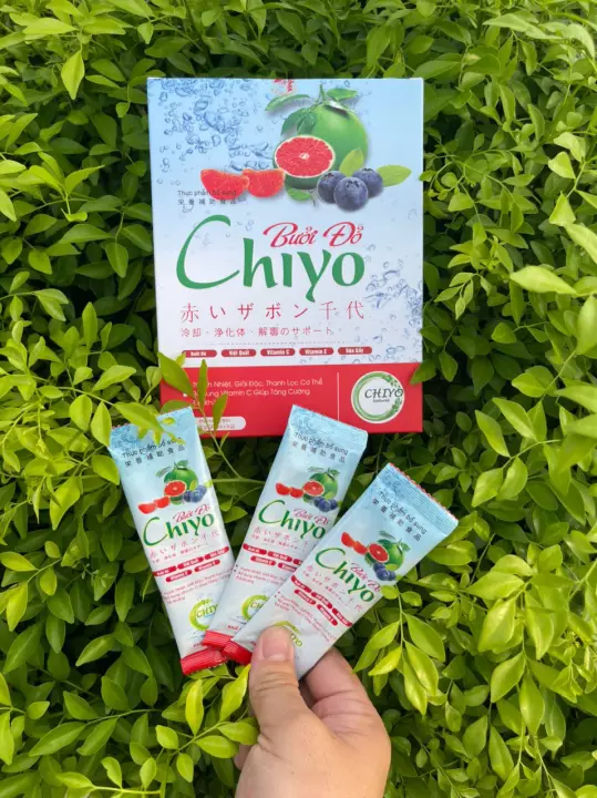 [Thực phẩm ăn kiêng - Công nghệ Nhật Bản] Nước ép bưởi đỏ Chiyo giảm cân, thanh lọc cơ thể, giải độc gan, giảm mỡ bụng - Hakii