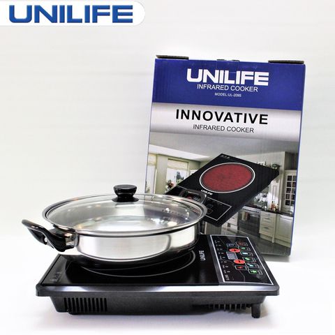 BẾP HỒNG NGOẠI CAO CẤP UNILIFE UL-209S - 5 CHỨC NĂNG NẤU, 8 MỨC NHIỆT, AN TOÀN, THÔNG MINH, HIỆN ĐẠI - BẾP DÙNG CHO CÁC LOẠI NỒI, CHẢO,... BH 1 ĐỔI 1 CHỈ CÓ TẠI MINH CHÂU STORE.