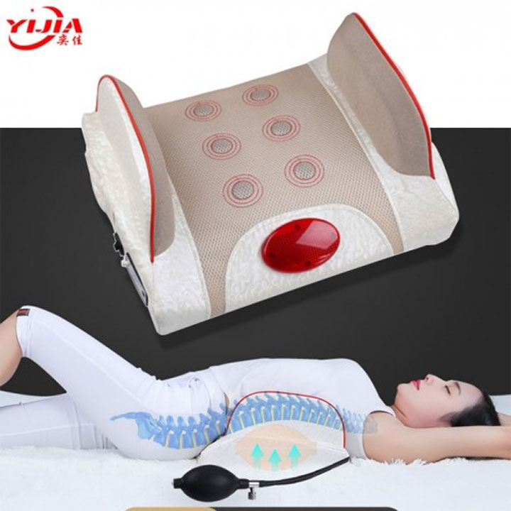 Đệm massage lưng rung nóng điều giảm đau nhức lưng YJ-M4