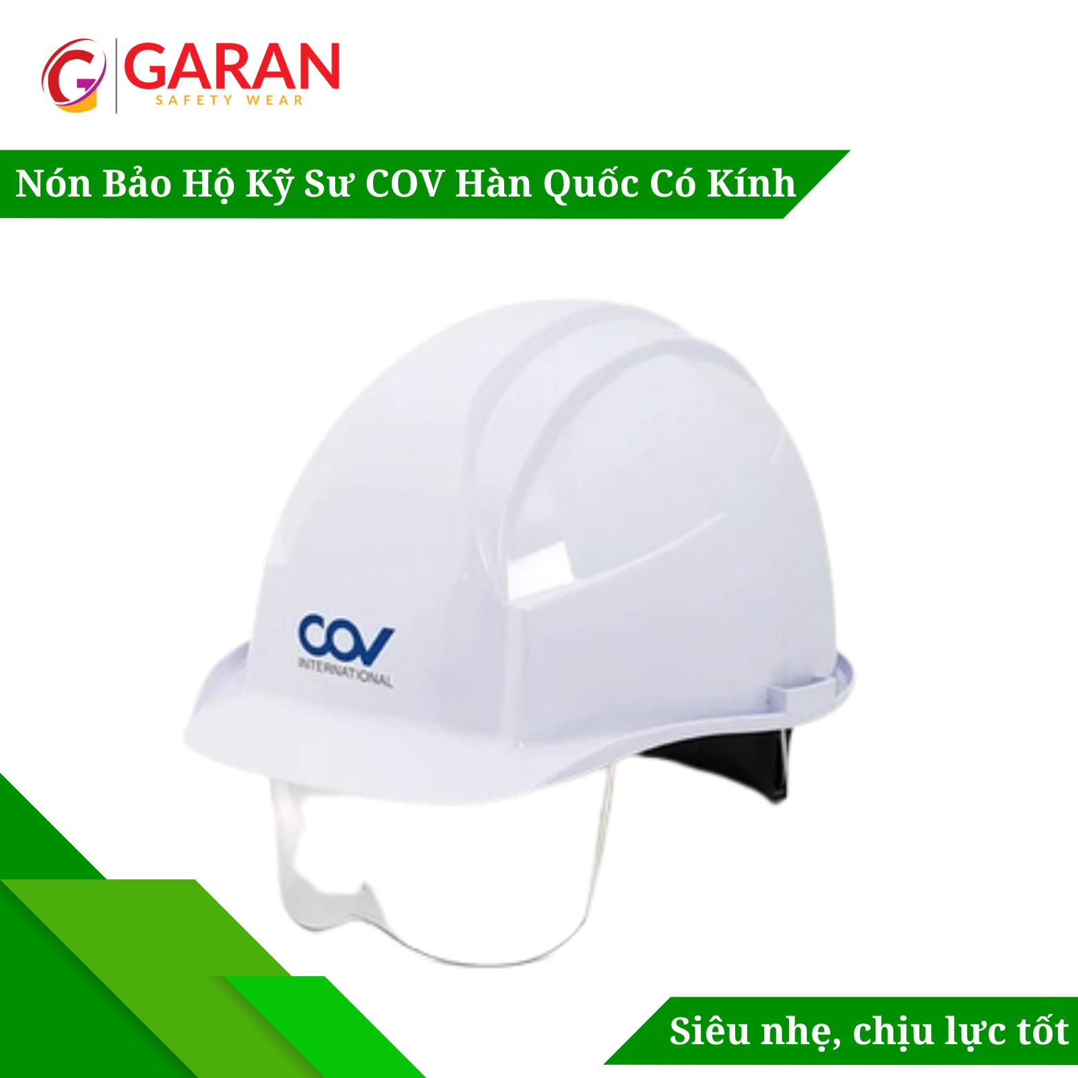 Nón bảo hộ có kính covd-h-0909251