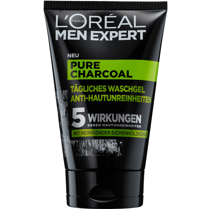 Sữa rửa mặt nam Loreal Expert Pure Charcoal, sữa rửa mặt cho da dầu mụn, 100 ml