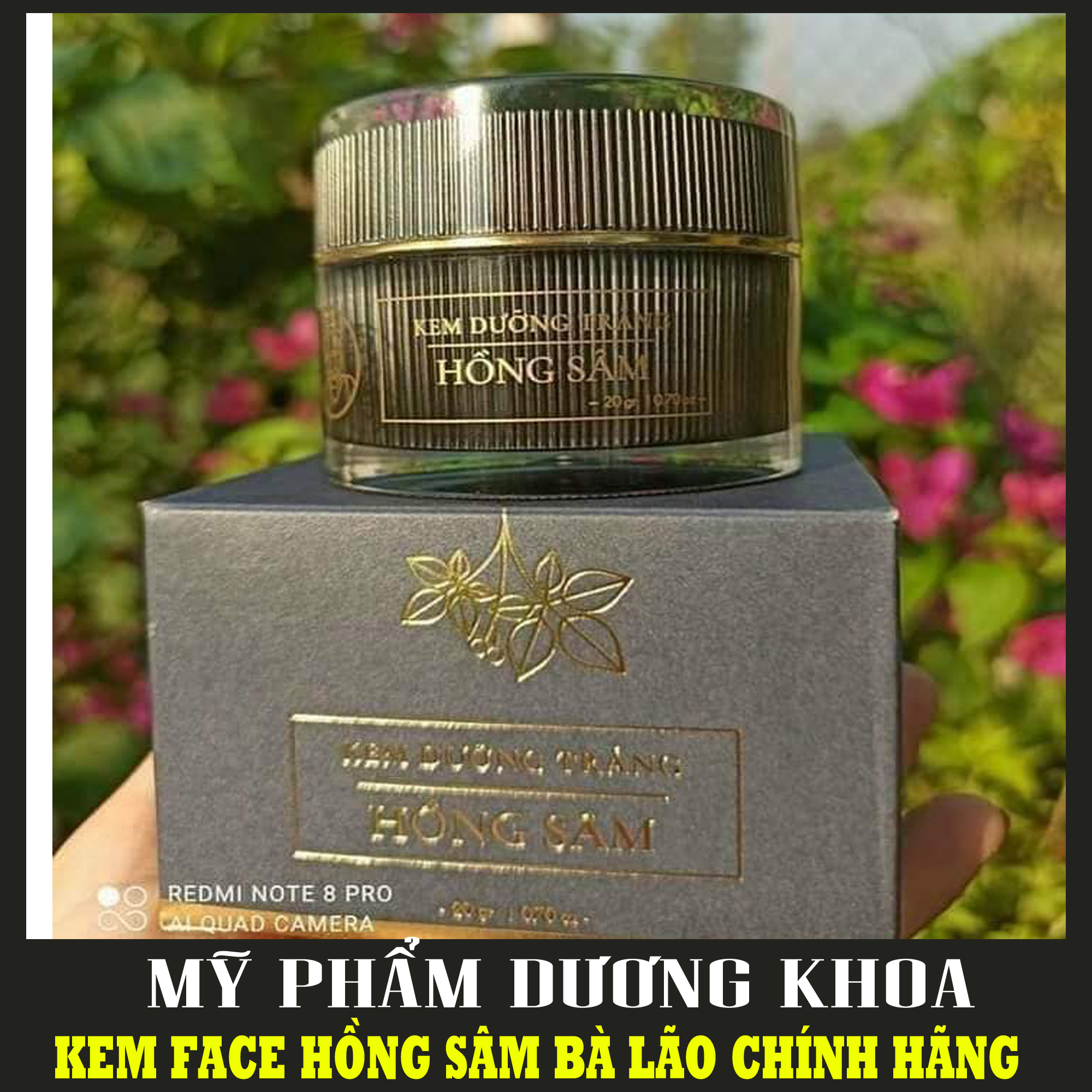 [HCM]CHÍNH HÃNG - Kem Dưỡng Da HỒNG SÂM MỚI BÀ LÃO Sau Tái Tạo 20 GR - Kem FACE dưỡng da trắng mịn sáng hồng