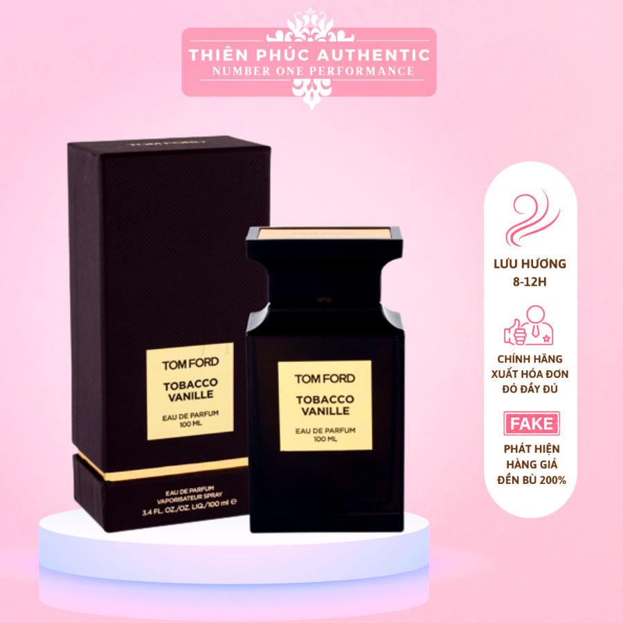 Nước hoa unisex nam nữ tom ford tobacco vanille edp 100ml