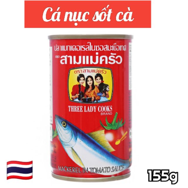Cá mòi 3 cô gái - cá nục sốt cà 155g