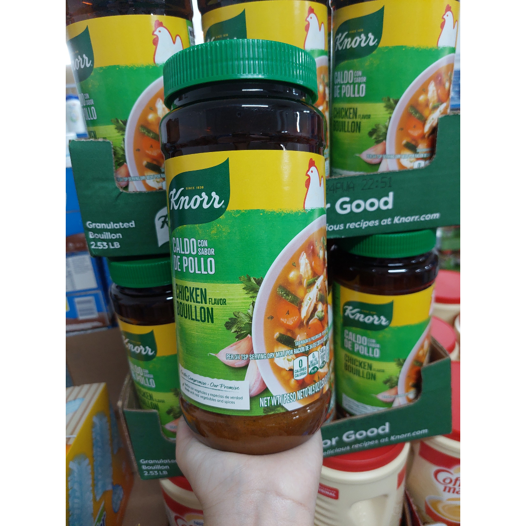 Hạt nêm knorr vị gà 1.14kg mỹ mẫu mới