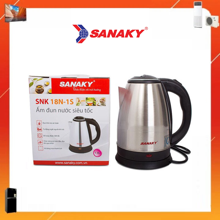 Bình đun siêu tốc sanaky snk-18ns