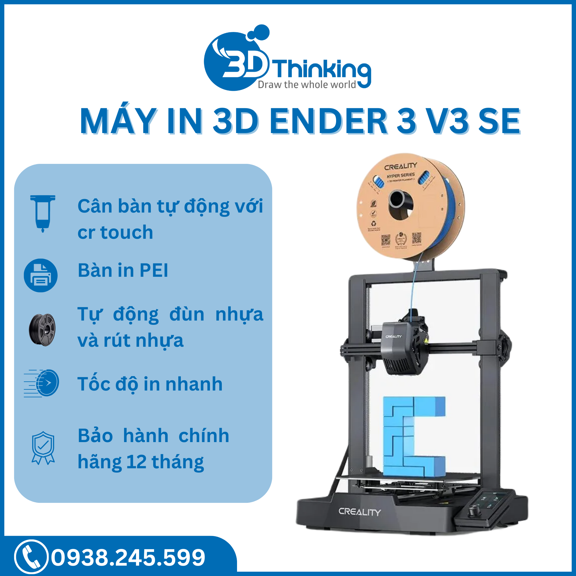 Máy in 3d Ender 3 V3-SE