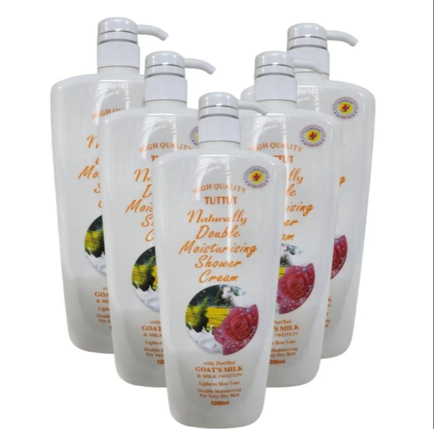Combo 2 chai Sữa Tắm dê trắng da tuttut naturally 1200ml