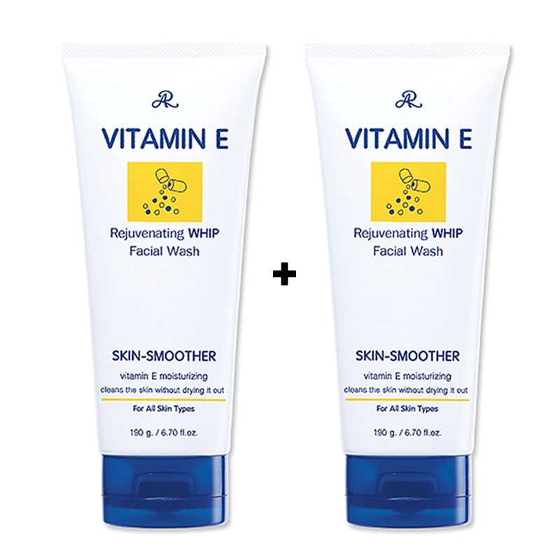 2 sữa rửa mặt vitamin e trăng da, ngừa mụn, trẻ hóa da - chính hãng thái lan 190ml/tuýp