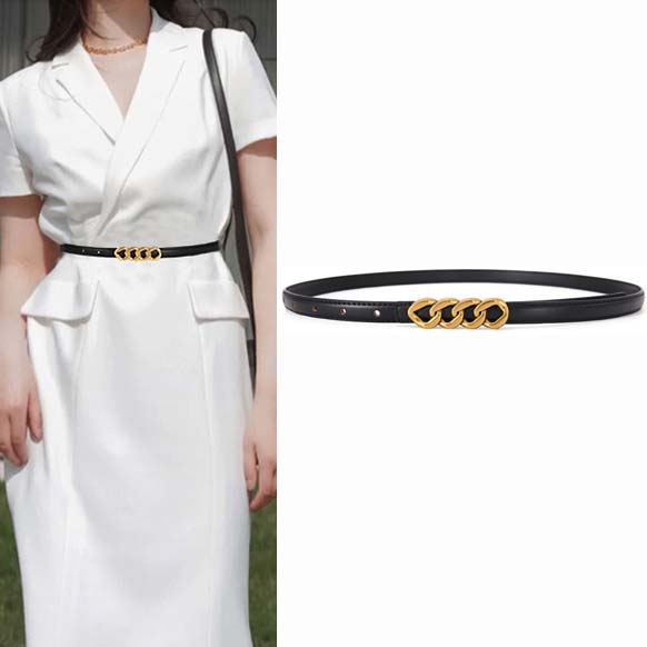 Đai váy da bò cao cấp goin - g293