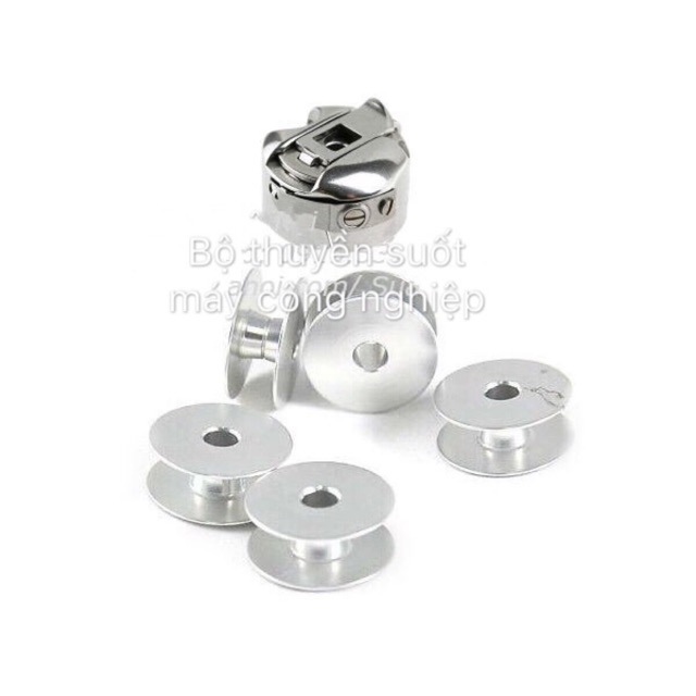 Com bo 1 thuyền nhật và 5 con suốt nhôm - máy 1 kim công nghiệp.