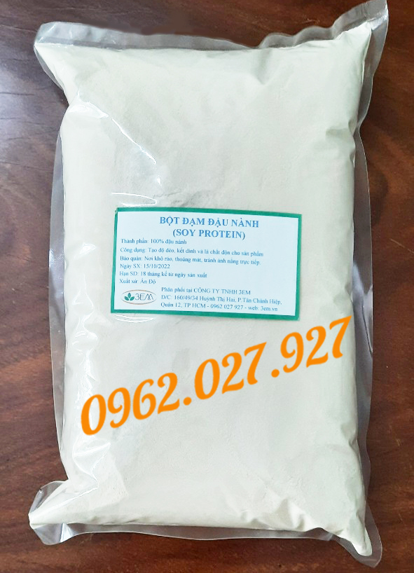 ĐẠM ĐẬU NÀNH SOY PROTEIN ISOLATE ẤN ĐỘ - ĐẠM ĐẬU NÀNH LÀM THỰC PHẨM MẶN, CHAY