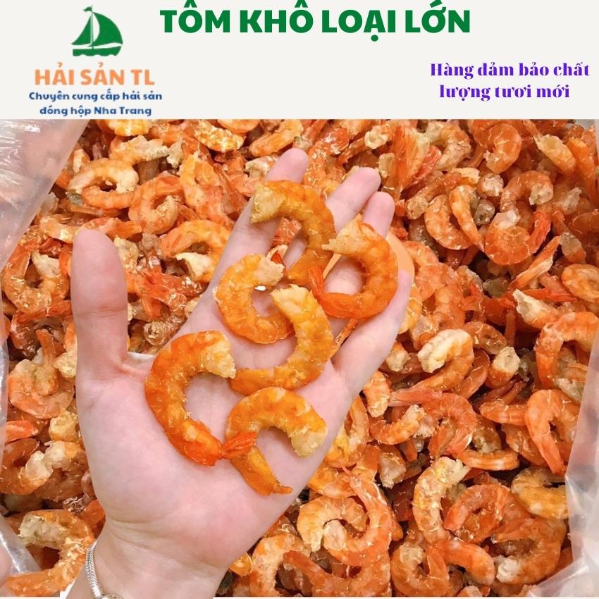 Tôm khô loại lớn, đặc sản nha trang, hải sản tl
