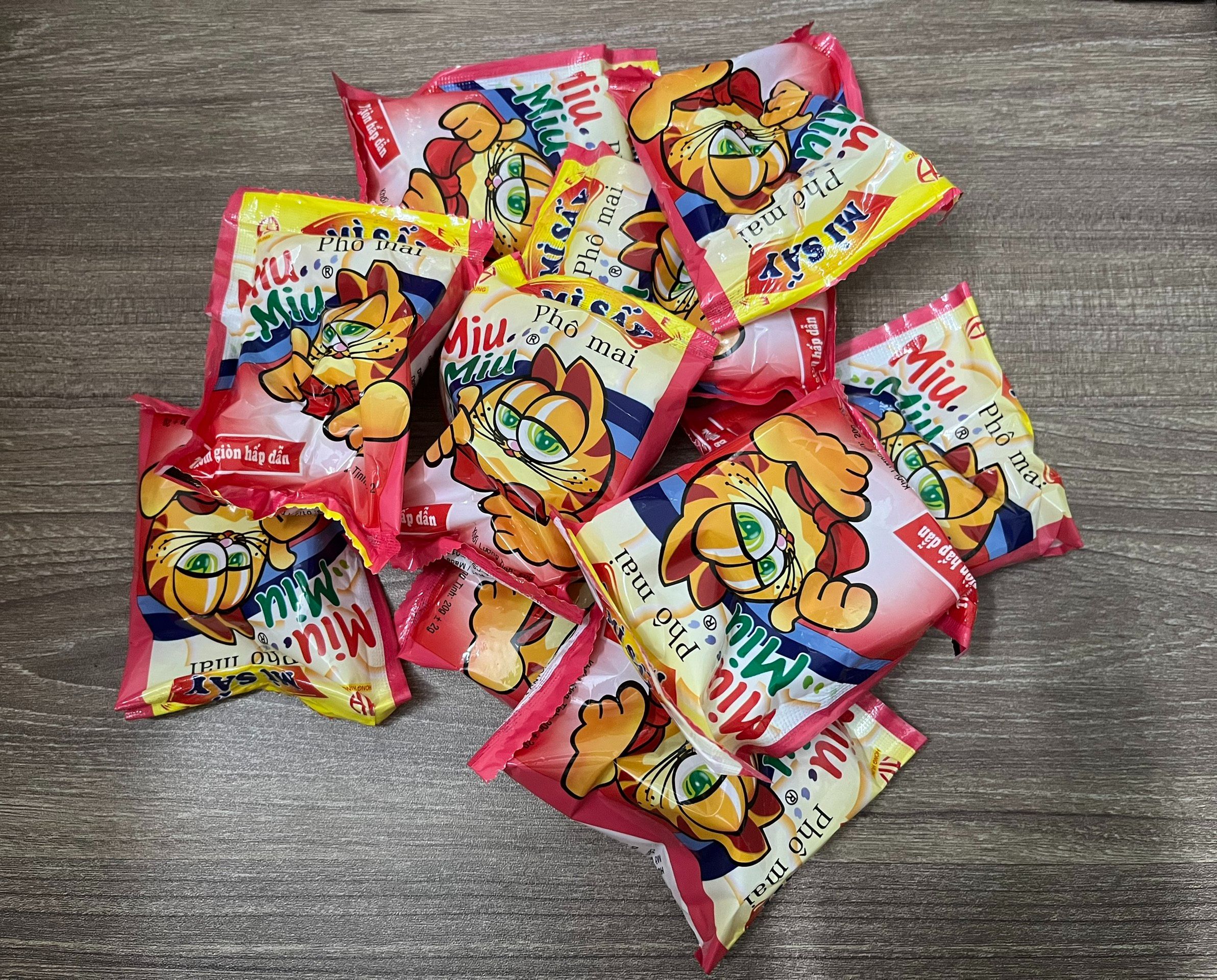10 gói mì tôm trẻ em miu miu 20g
