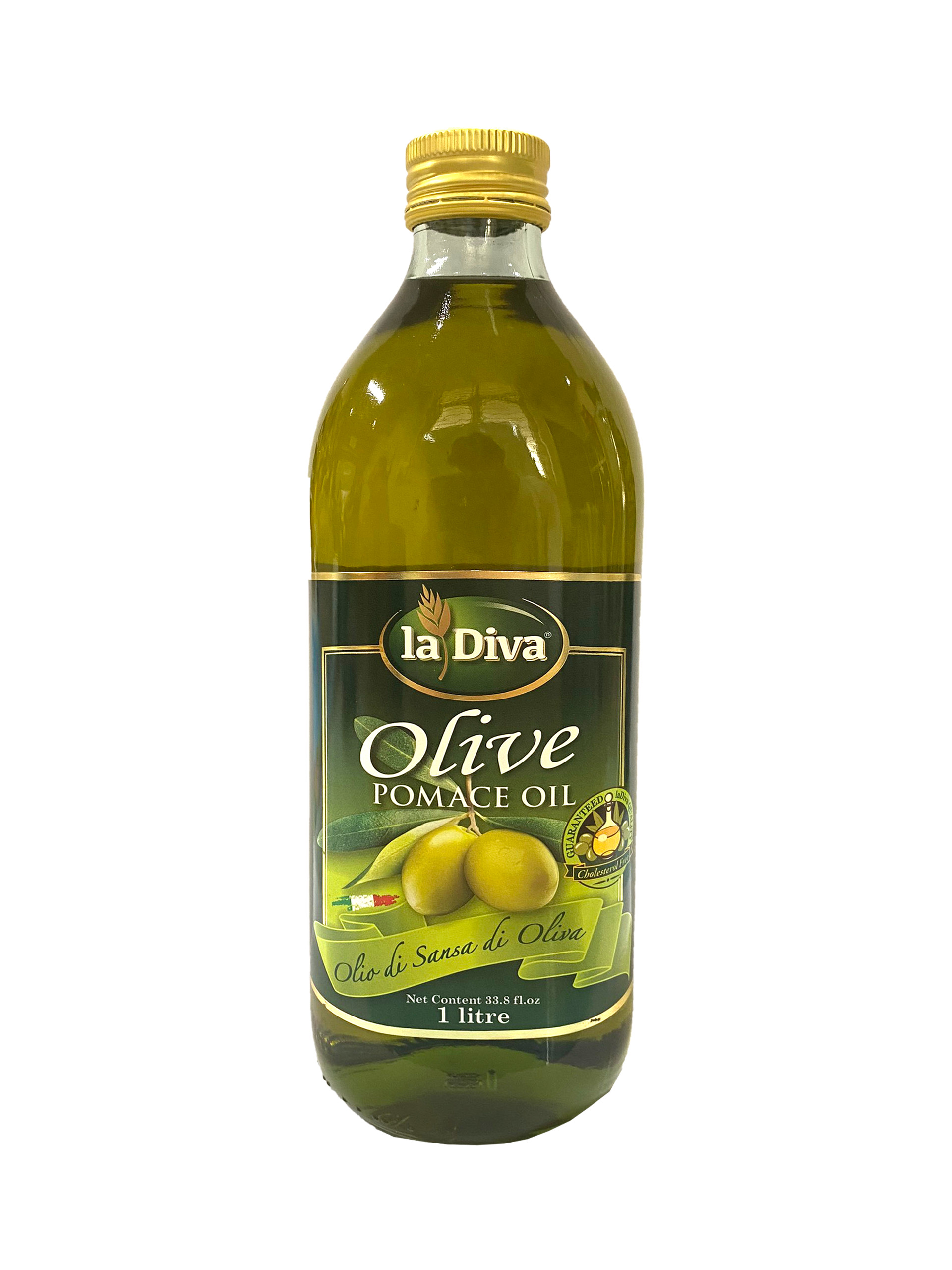 Dầu Oliu Pomace LaDiva 1L - Dầu oliu cao cấp chuyên xào, rán, trộn salad