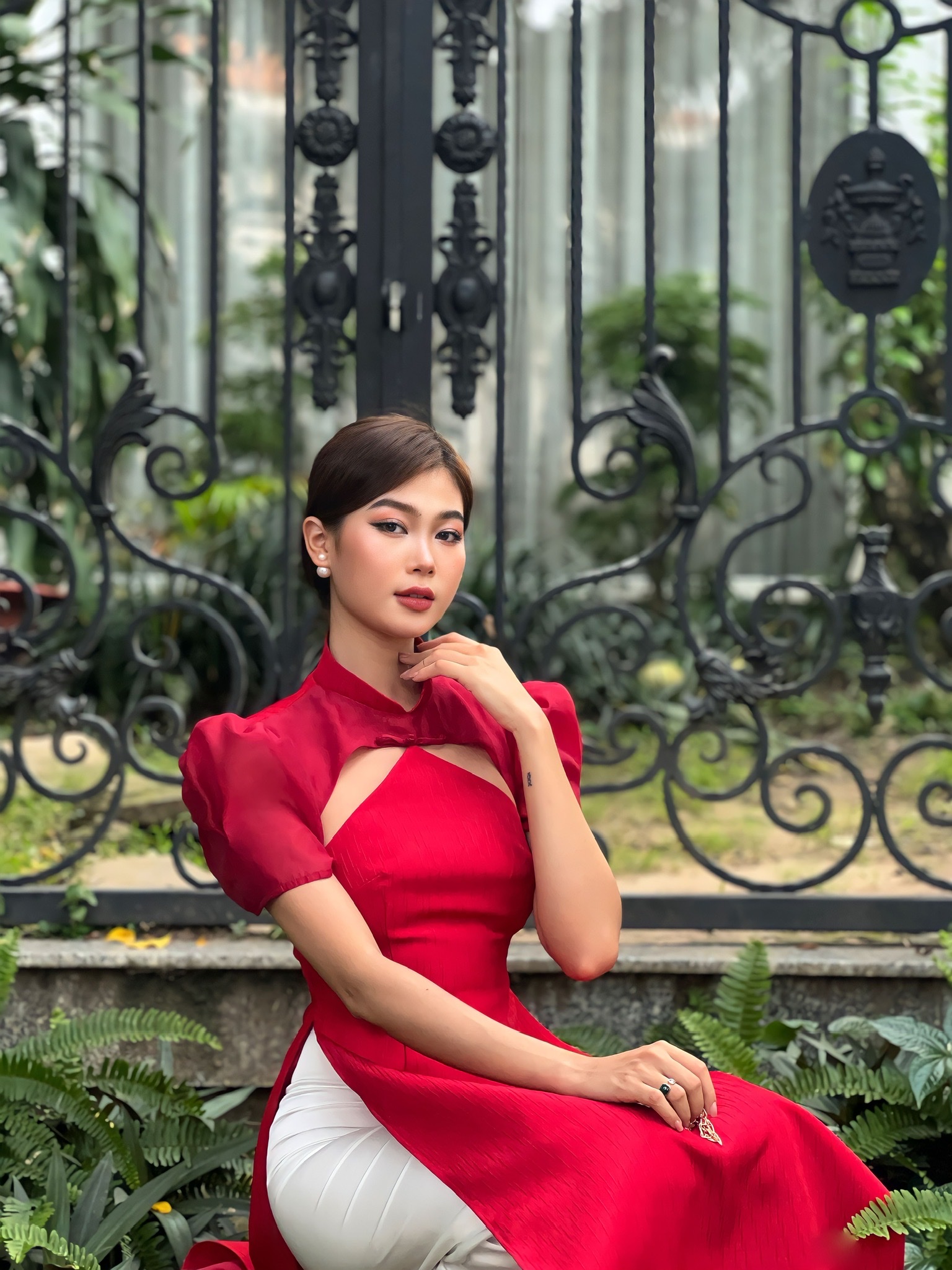 Áo dài yên thảo - clélie