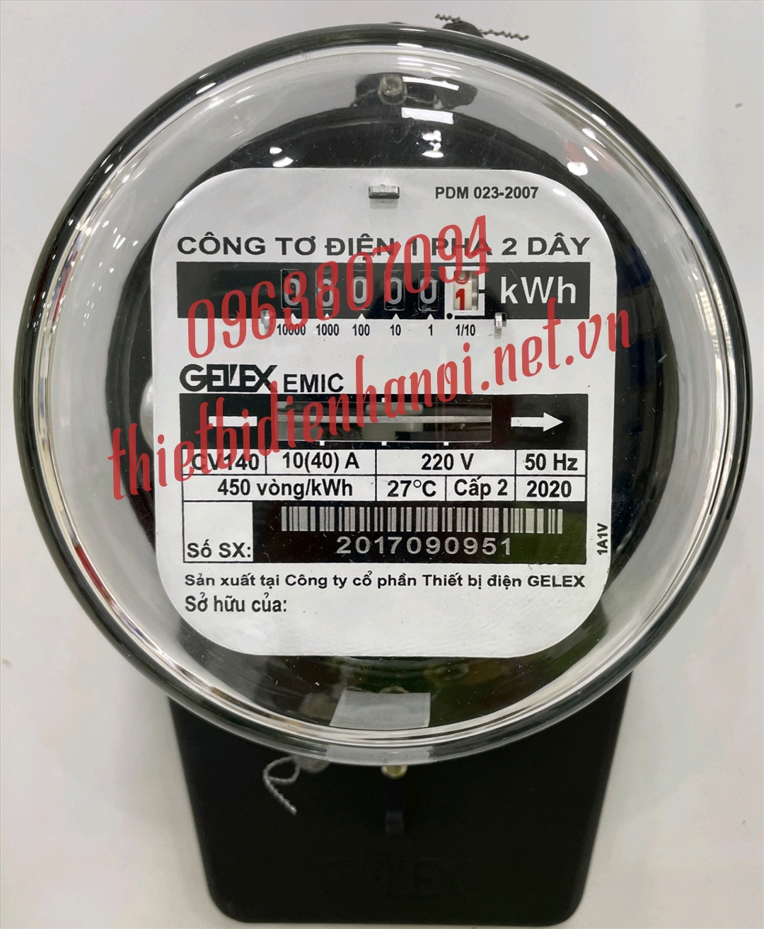Công tơ điện emic 1 pha 2 dây 10a