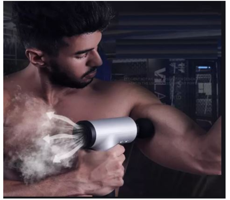 Máy Massage Cầm Tay FASCIAL Mát xa Toàn Thân 4 Đầu Trị Liệu Giảm Đau Mỏi Cơ Bắp Máy Massage Toàn Thân , Mát Xa Bụng , Lưng , Mát Xa Cổ Vai Gáy