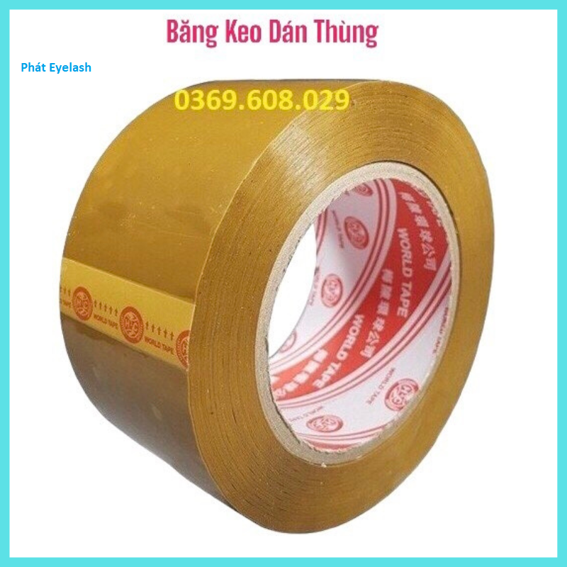1 cuộn băng keo, băng dính, keo dán thùng, đóng hàng,băng keo cuộn loại dày nặng 2kg/cây=6 cuộn