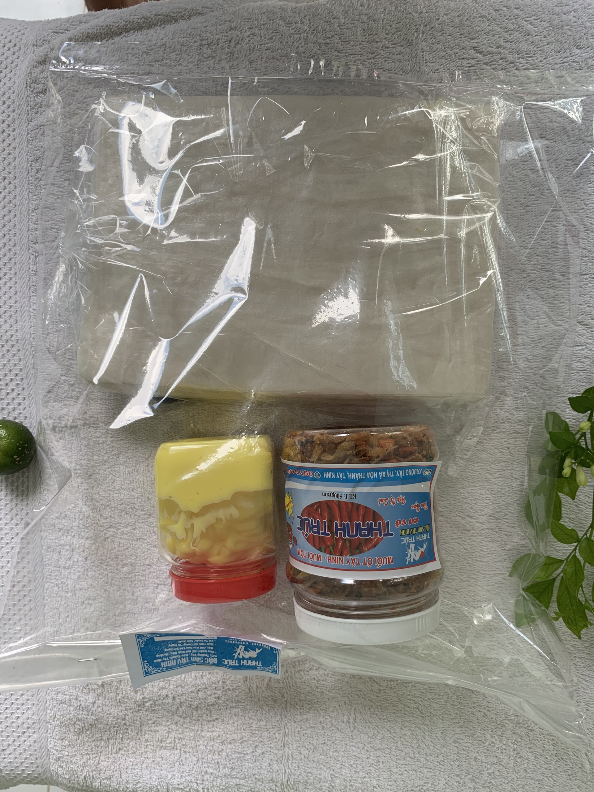 Bánh sương+muối hành phi+bơ
