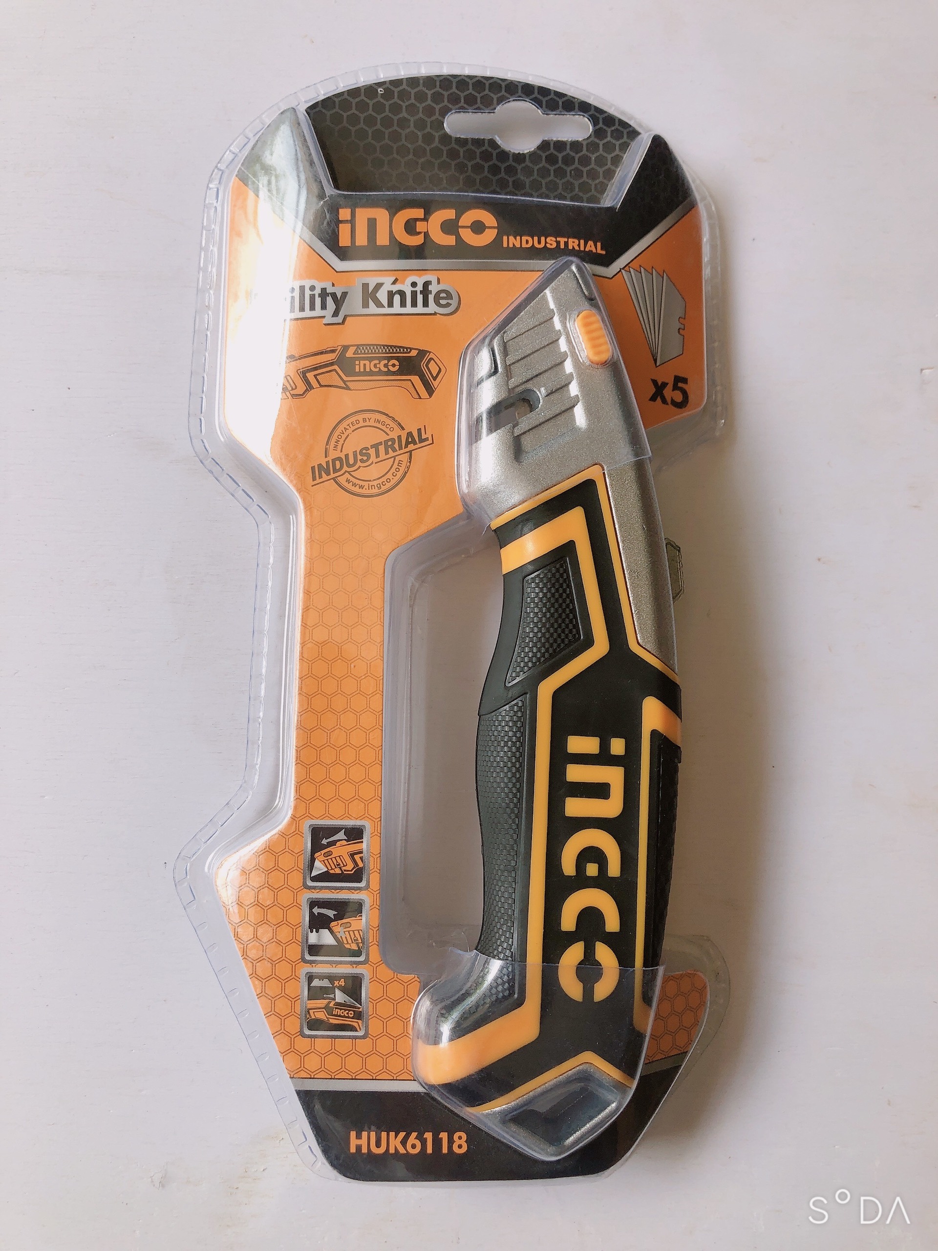 Dao dọc xếp 5 lưỡi ingco