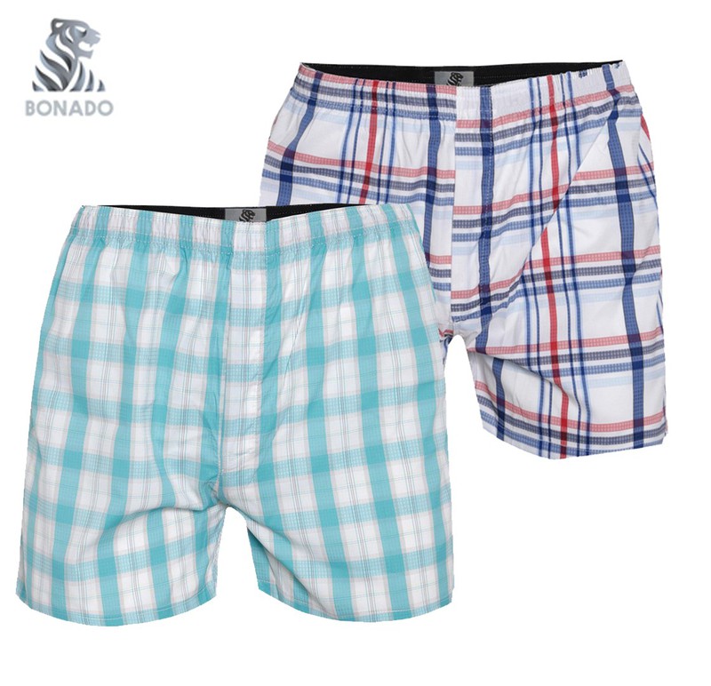 Combo 2 Quần đùi nam mặc nhà màu ngẫu nhiên Bonado QĐ004