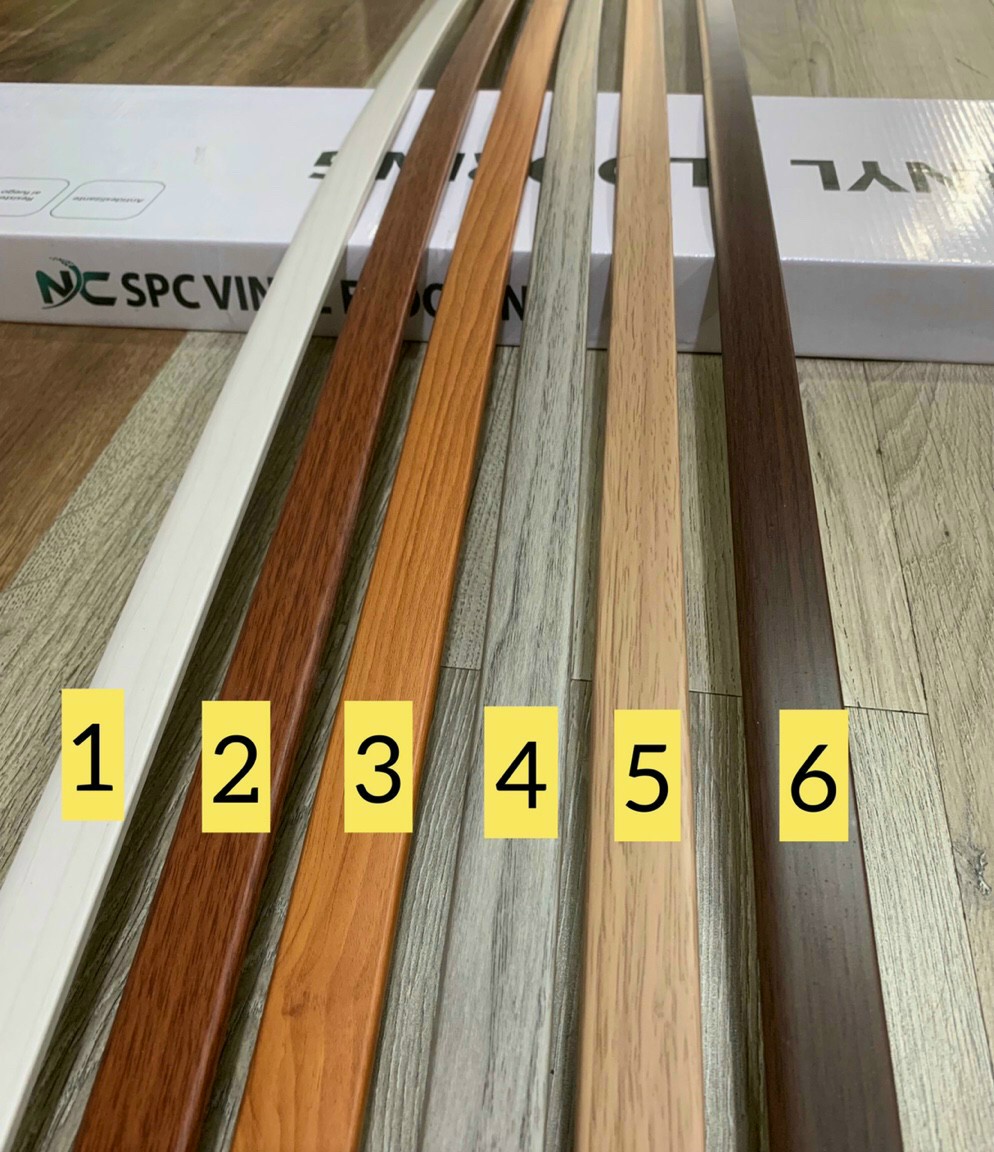 Nẹp kết thúc sàn nhựa giả gỗ dài 2,7m