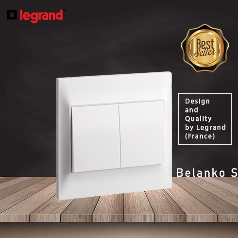 Công tắc đôi cao cấp 1 chiều - 2 chiều | legrand 617602 - 617603