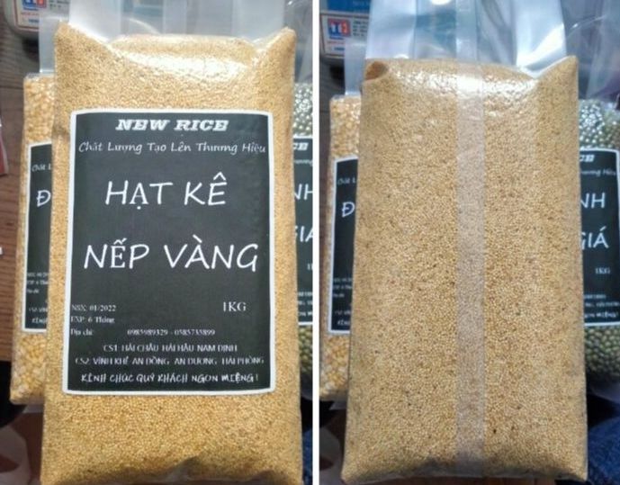 Hạt kê nếp vàng hữu cơ
