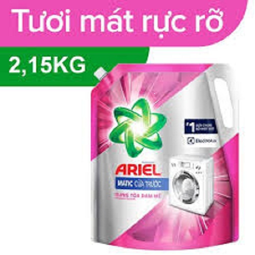 Nước giặt ariel cửa trước bung tỏa đam mê dạng túi 1.7kg