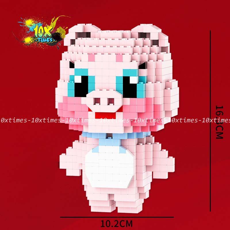 Mô hình lắp ráp 12 con giáp lớn