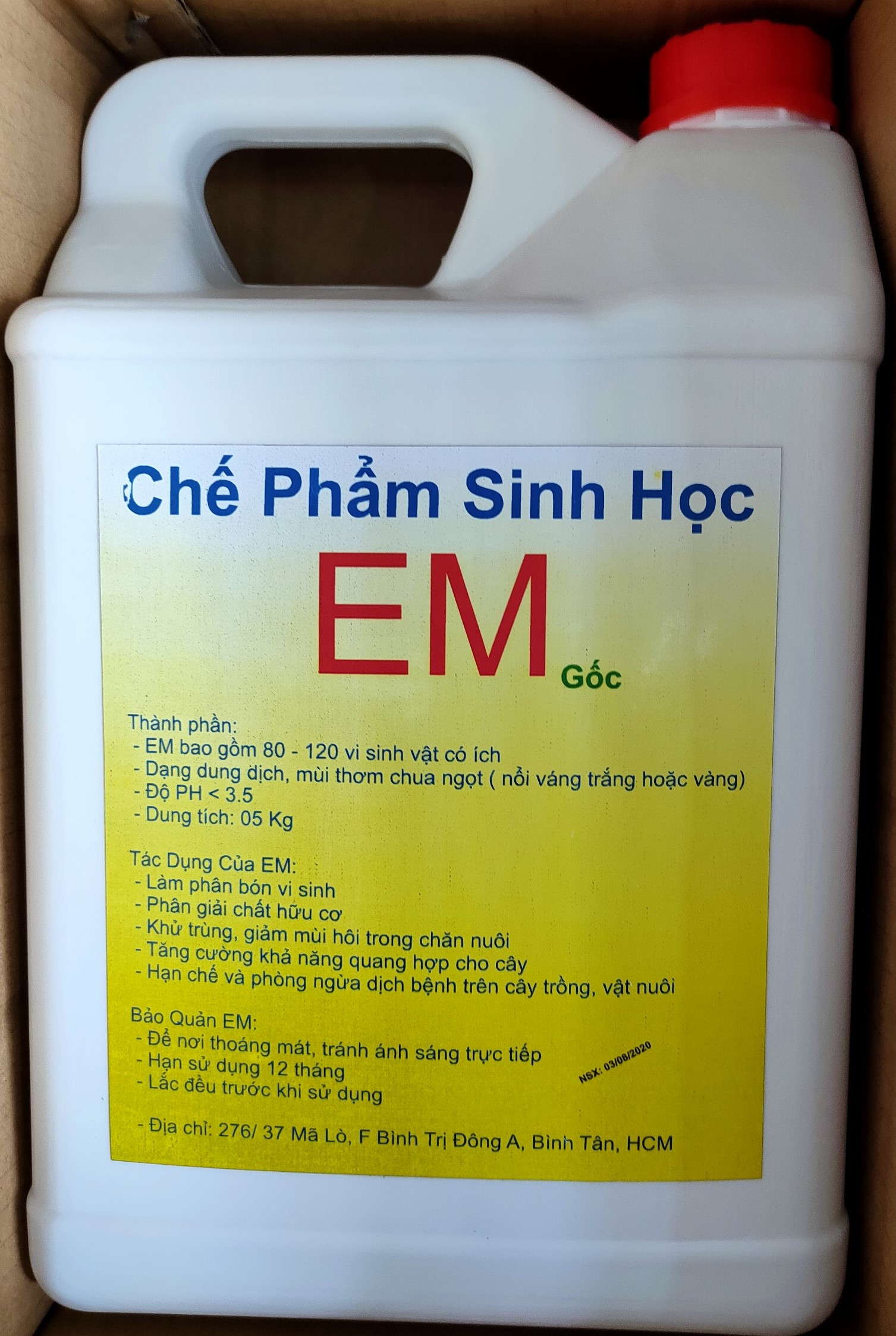 [HCM]Chế Phẩm EM Gốc 2Kg
