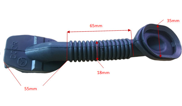 Ống gen cao su đi dây điện cánh cửa, cốp xe ô tô. giá bán : 1 cặp